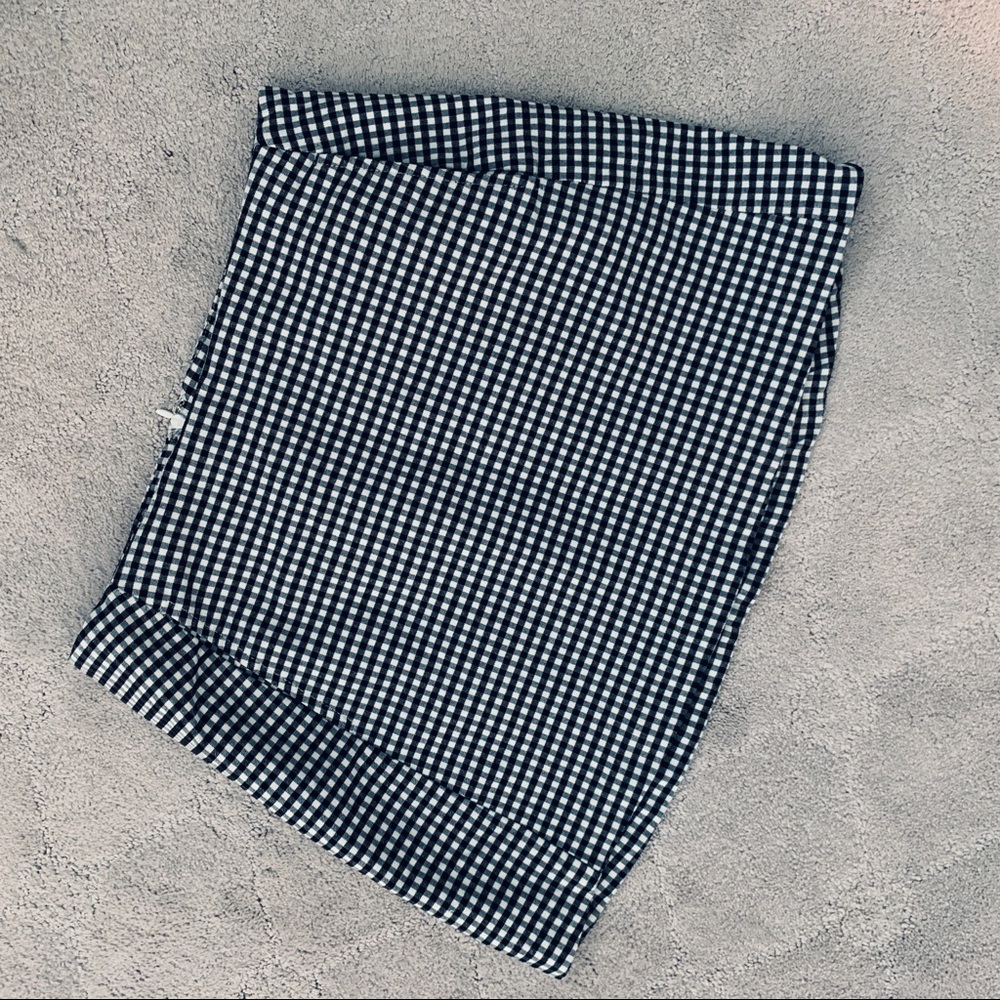 Urban Outfitters Gingham Mini Skirt with POCKETS